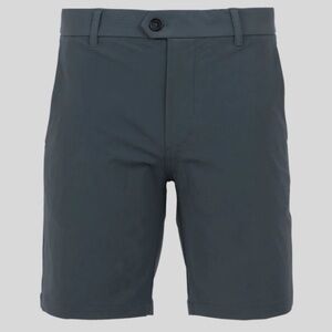 Greyson Montauk Golf Shorts 10" Mens 35 Performance Stretch Preppy Gray Athletic